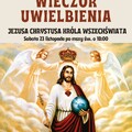 SOBOTA 23 listopada po mszy św. o godz. 18.00 ADORACJA i UWIELBIENIE